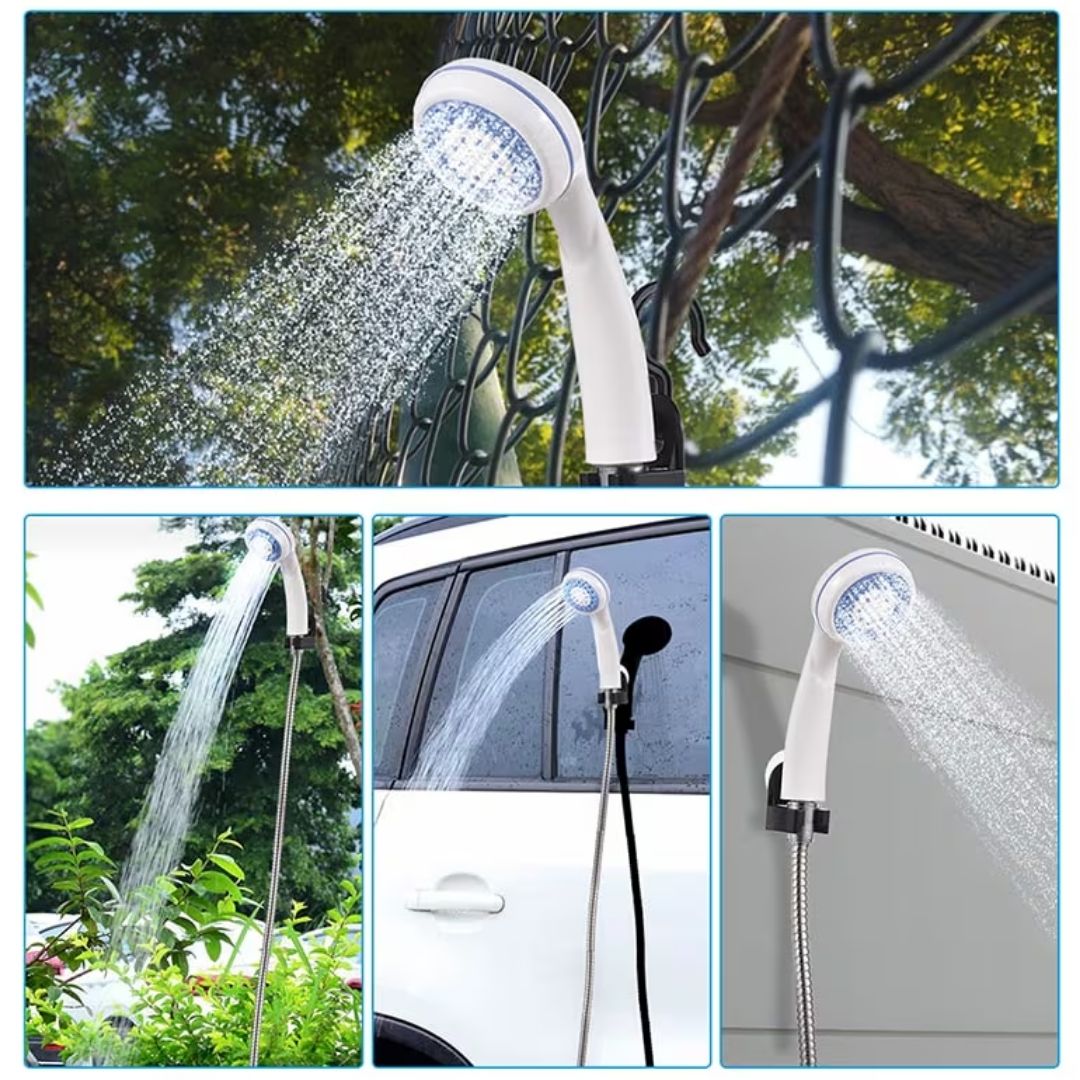 🚿⚡ DUCHA PORTATIL: PowerShower™  MAS Mallas Adhesivas Para Ducha Sifón X20