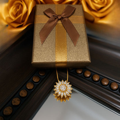 "Flor del Sol"✨ – Pulsera Girasol Radiante con Baño de Oro🪙