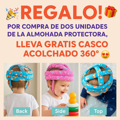 💛👶Almohada protectora para la cabeza del bebé - ¡Protección segura y linda!