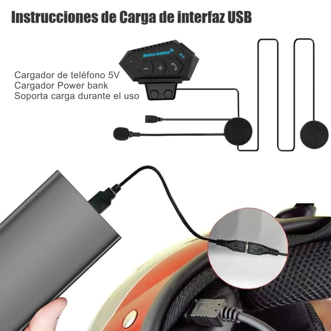 El intercomunicador BT-12 🎧que te brinda todo lo que necesitas 🔊✨