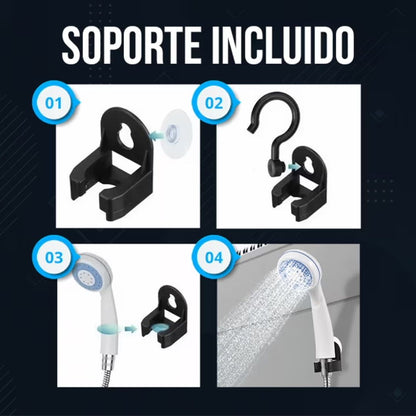 🚿⚡ DUCHA PORTATIL: PowerShower™  MAS Mallas Adhesivas Para Ducha Sifón X20