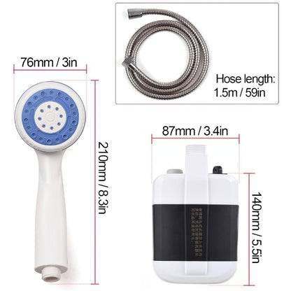 🚿⚡ DUCHA PORTATIL: PowerShower™  MAS Mallas Adhesivas Para Ducha Sifón X20