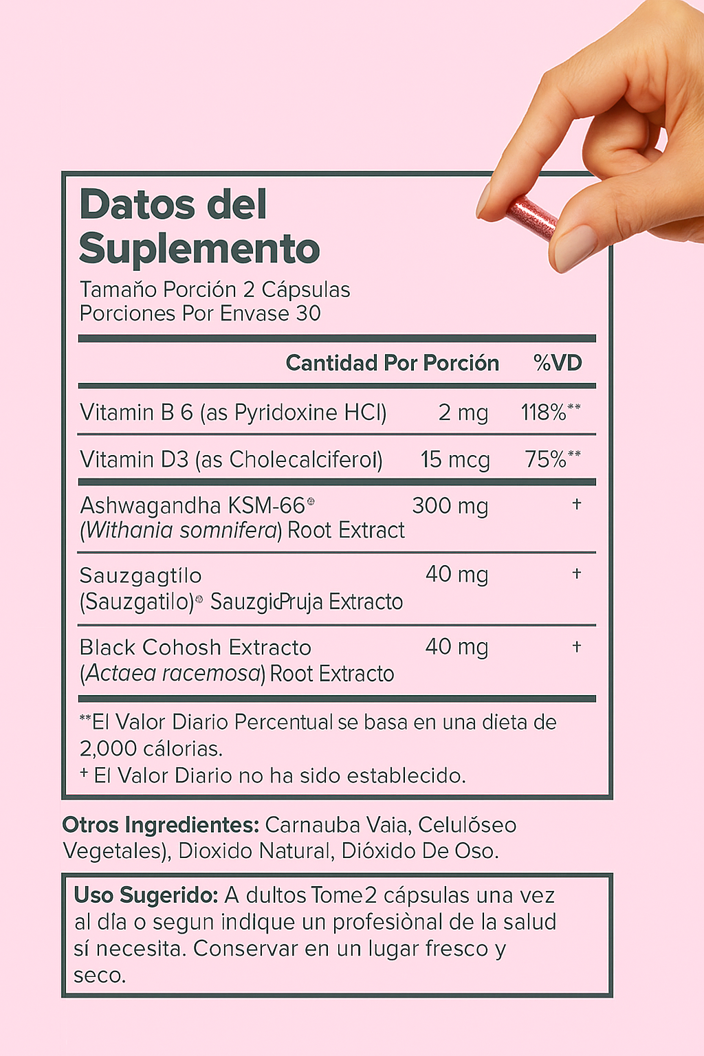 CÁPSULAS EQUILIBRIO MENOPAUSIA