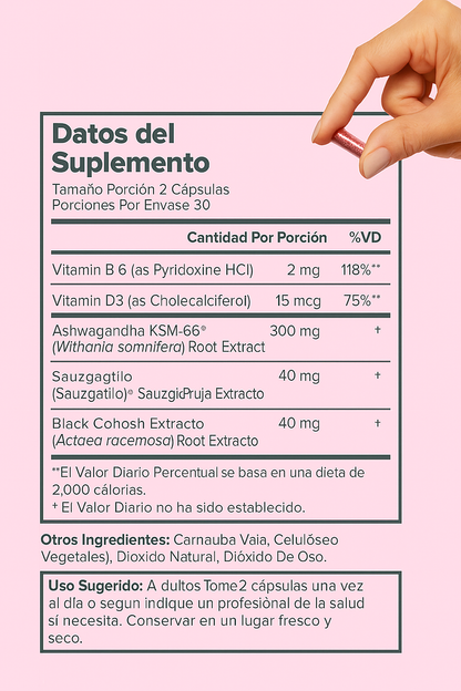 CÁPSULAS EQUILIBRIO MENOPAUSIA