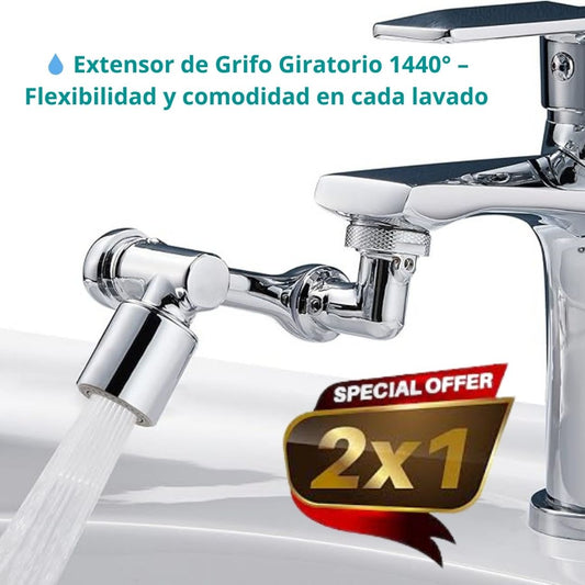 💧SUPER COMBO Extensor de Grifo 1440°